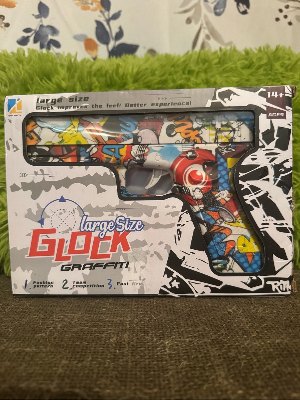 Large Size Glock Graffiti Pistol New In Box